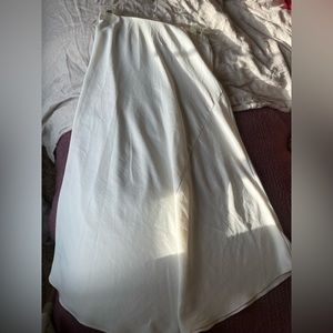A New Day silk white skirt